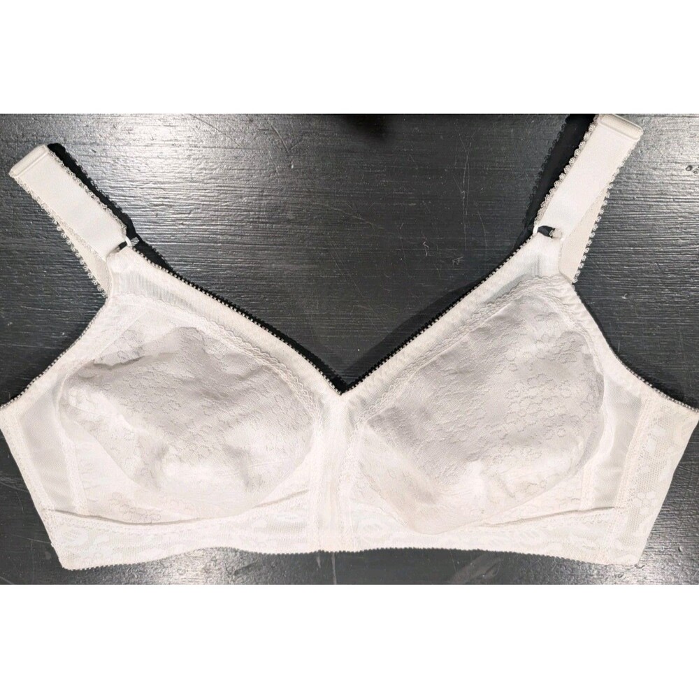 Playtex 18 Hour 44C Sensational Support Unlined Wireless Full support Bra White